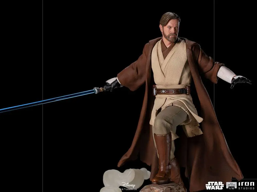 Star Wars Deluxe BDS Art Scale 1/10 Obi-Wan Kenobi szobor figura 28 cm termékfotó