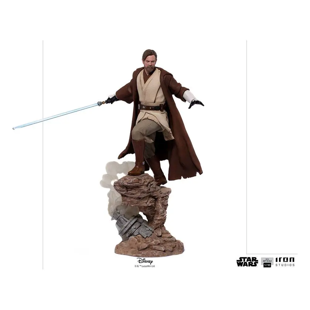 Star Wars Deluxe BDS Art Scale 1/10 Obi-Wan Kenobi szobor figura 28 cm termékfotó