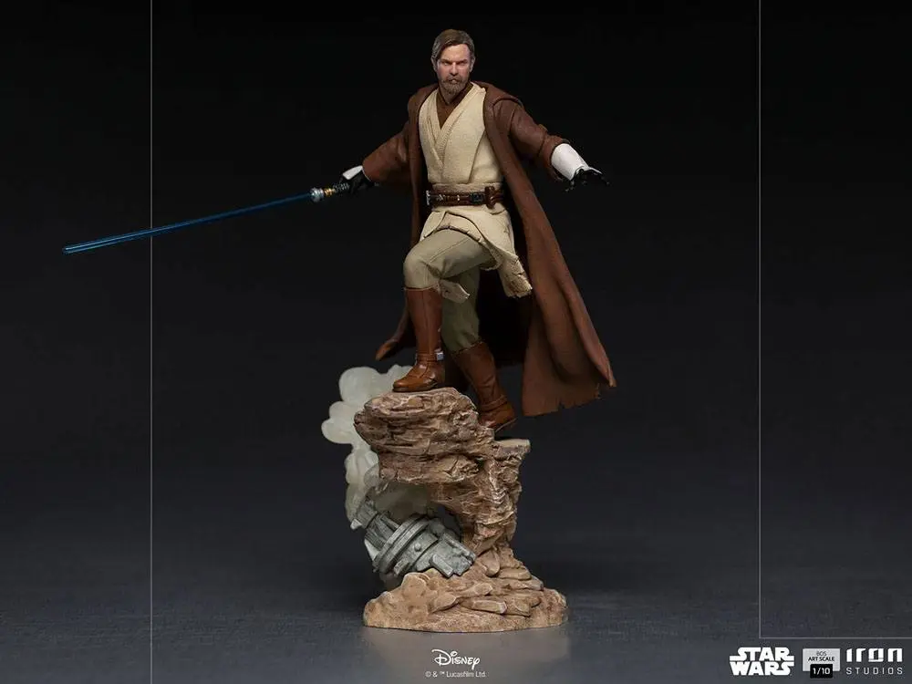 Star Wars Deluxe BDS Art Scale 1/10 Obi-Wan Kenobi szobor figura 28 cm termékfotó