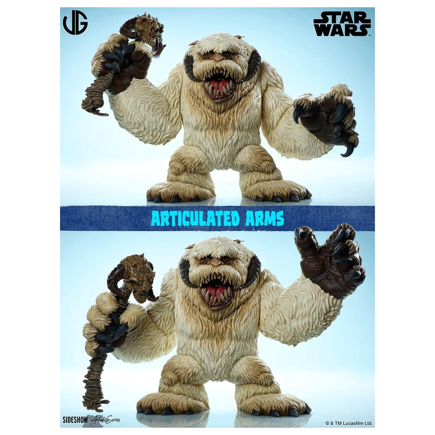 Star Wars Designer Vinyl figura Wampa 30 cm termékfotó