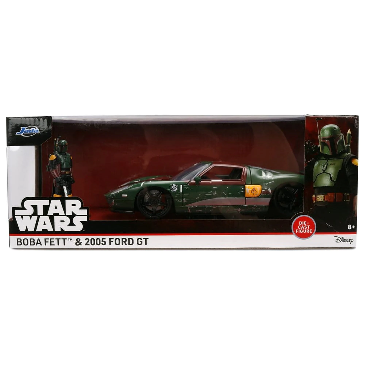 Star Wars Diecast Model 1:24 Boba Fett 2005 Ford GT termékfotó