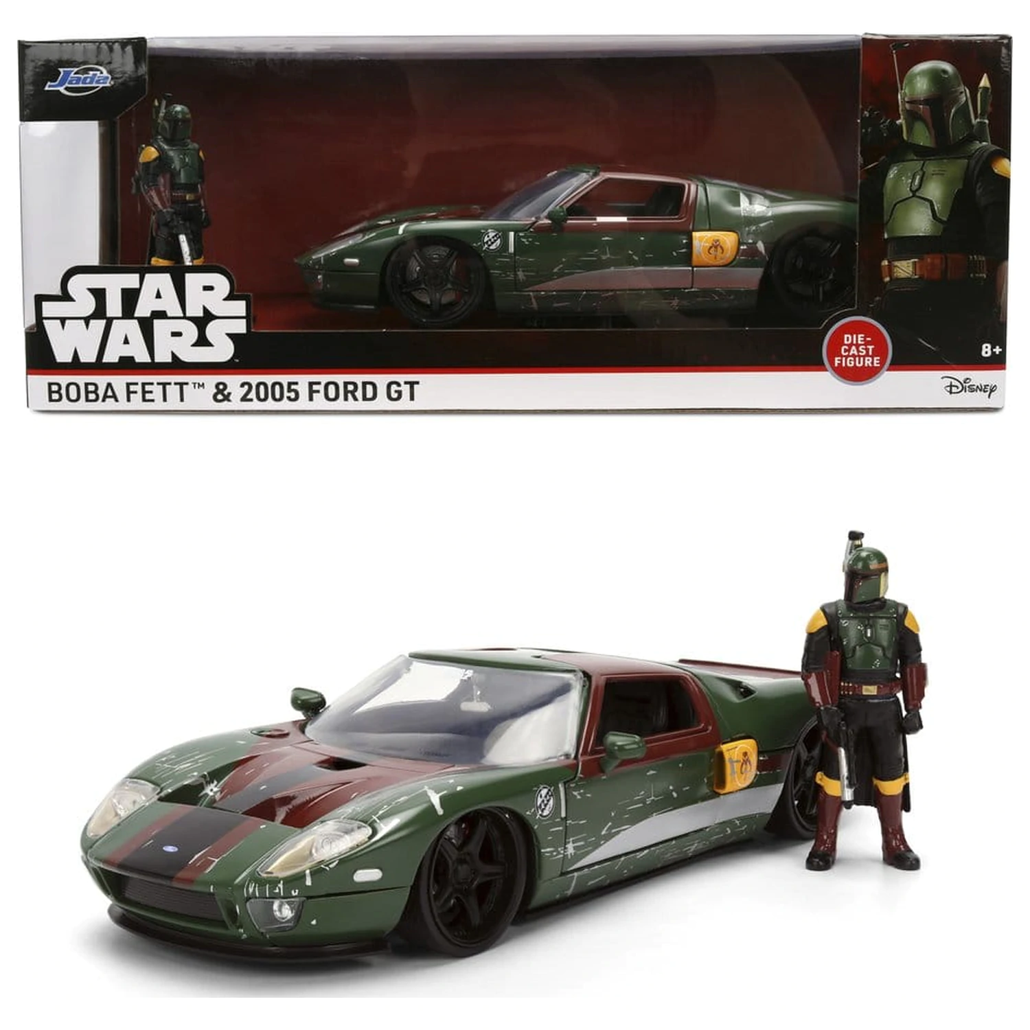 Star Wars Diecast Model 1:24 Boba Fett 2005 Ford GT termékfotó