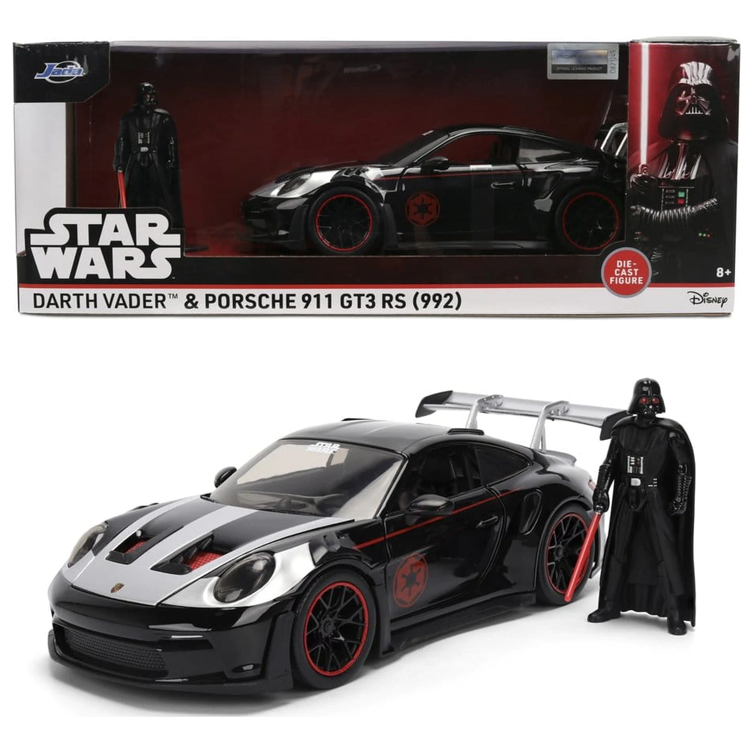 Star Wars Diecast Model 1:24 Darth Vader Porsche 911 termékfotó