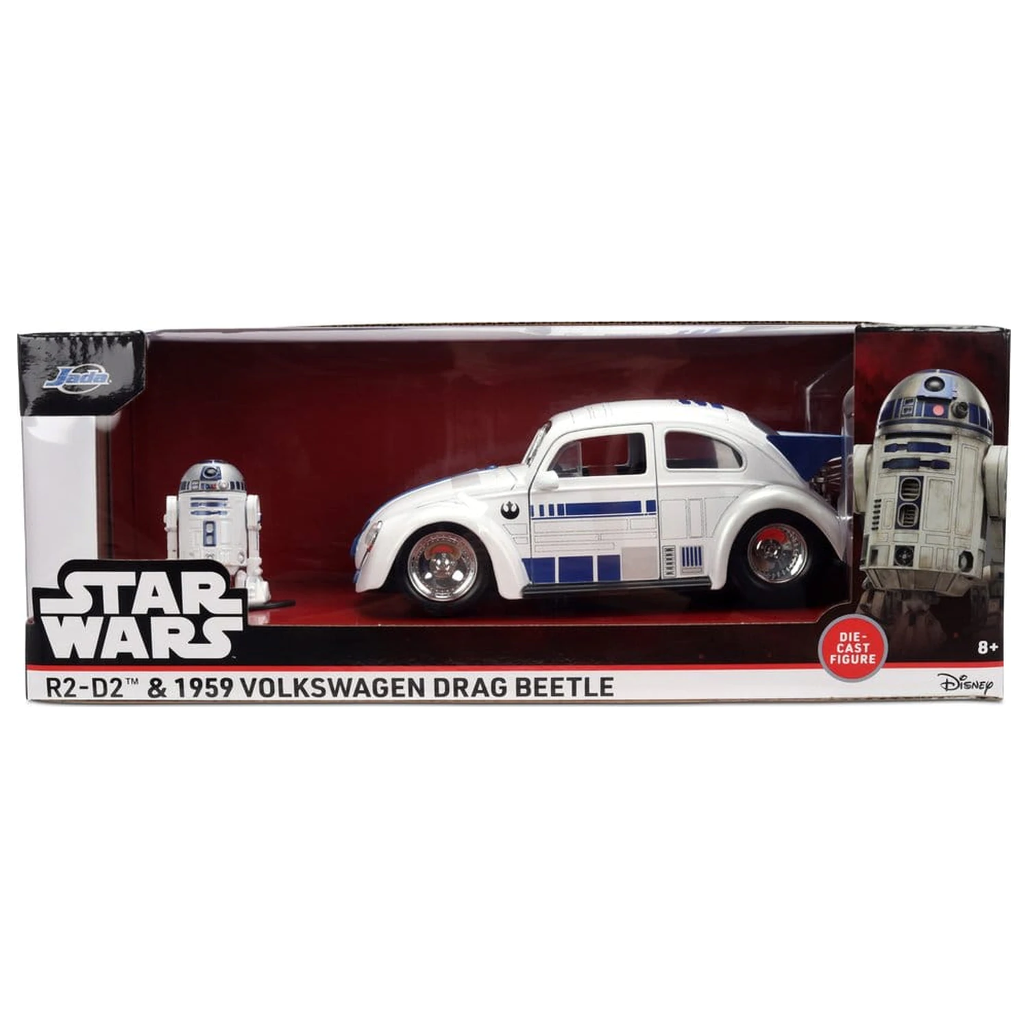 Star Wars Diecast Model 1:24 R2-D2 1959 VW Drag Beetle termékfotó