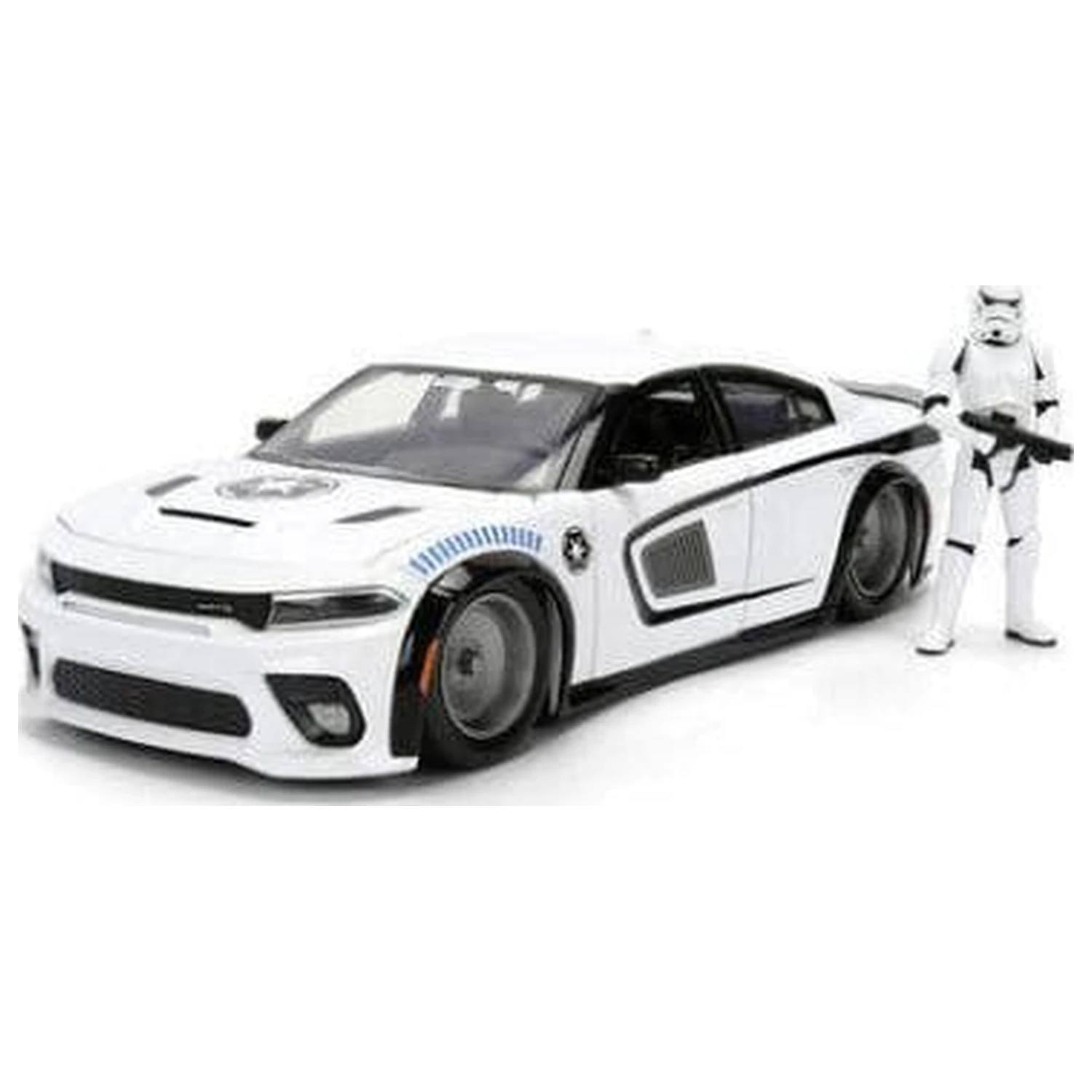 Star Wars Diecast Model 1:24 Stormtrooper Dodge Charger SRT Hellcat termékfotó