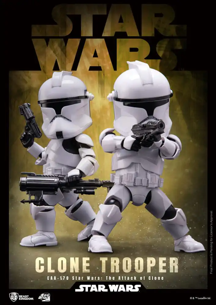 Star Wars Egg Attack akciófigura Clone Trooper 16 cm termékfotó