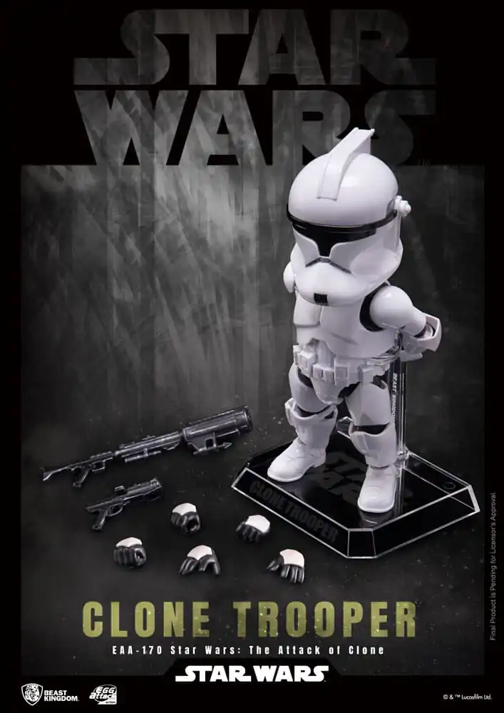 Star Wars Egg Attack akciófigura Clone Trooper 16 cm termékfotó