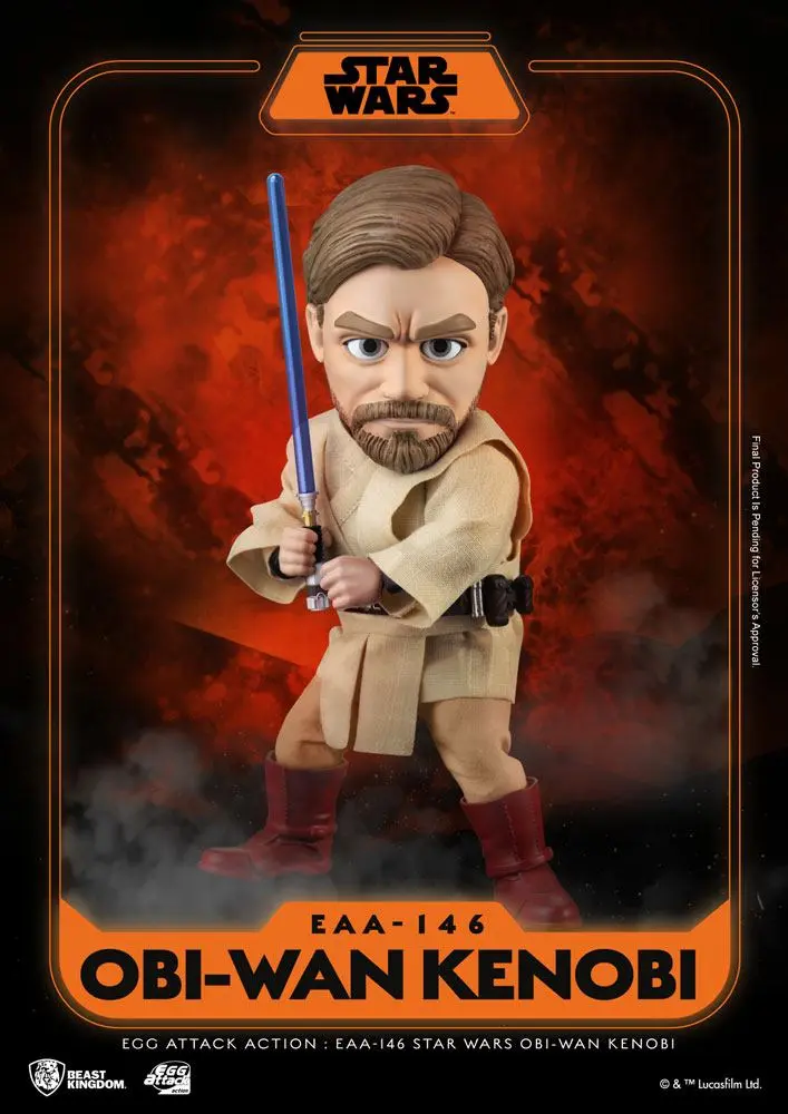 Star Wars Egg Attack akciófigura Obi-Wan Kenobi 16 cm termékfotó