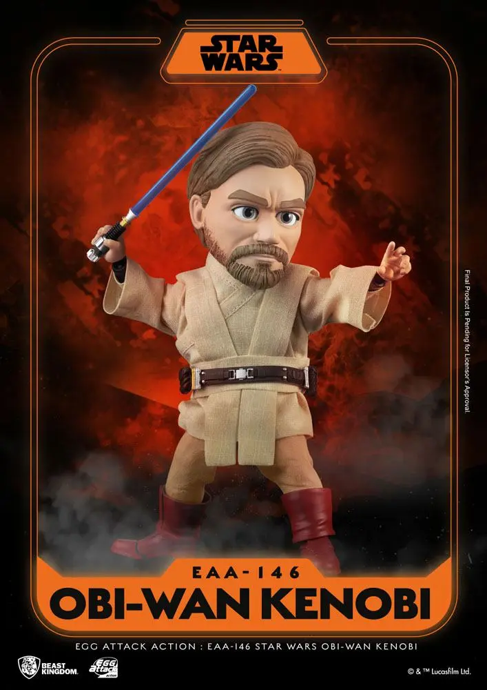 Star Wars Egg Attack akciófigura Obi-Wan Kenobi 16 cm termékfotó