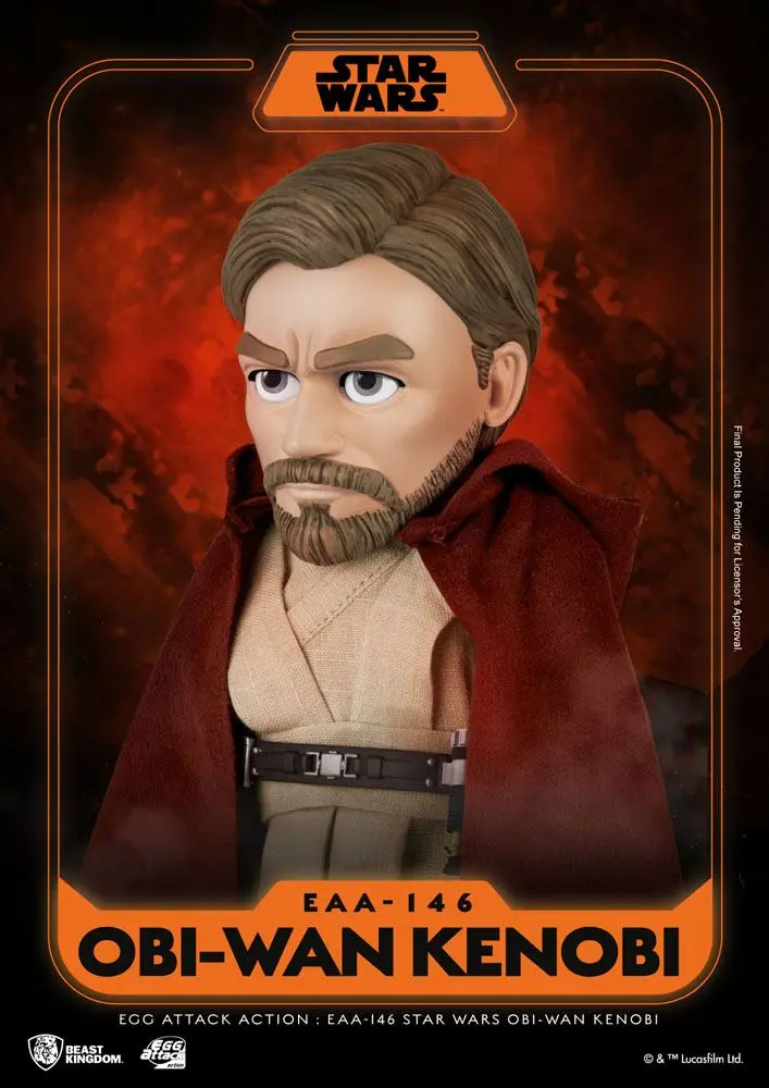 Star Wars Egg Attack akciófigura Obi-Wan Kenobi 16 cm termékfotó