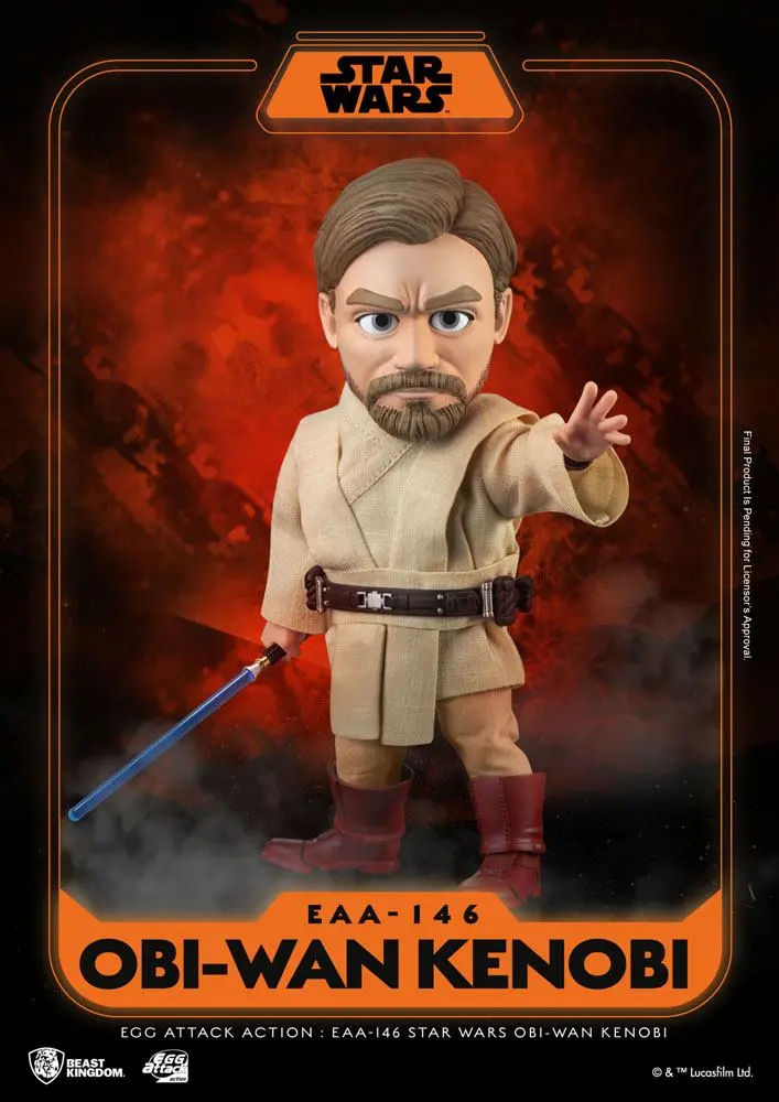 Star Wars Egg Attack akciófigura Obi-Wan Kenobi 16 cm termékfotó