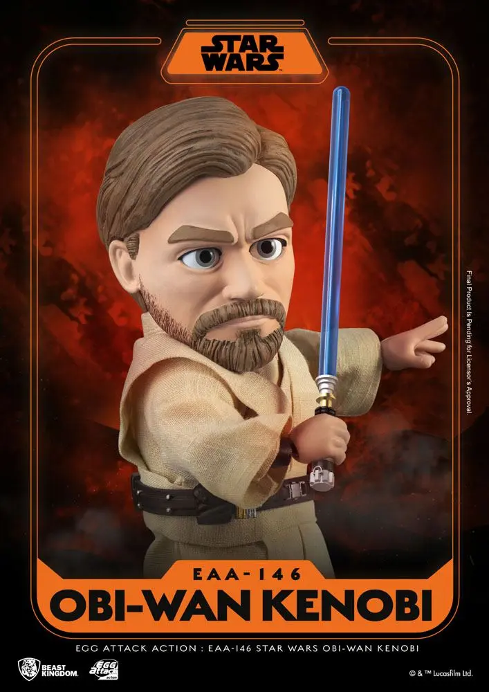Star Wars Egg Attack akciófigura Obi-Wan Kenobi 16 cm termékfotó
