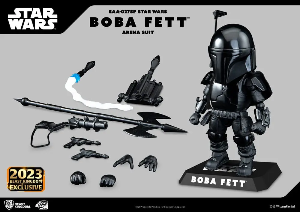 Star Wars Egg Attack Boba Fett Arena Suit szobor figura 17 cm termékfotó