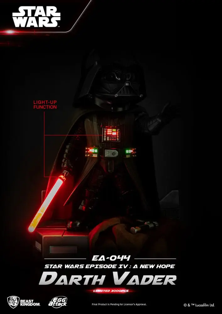 Star Wars Egg Attack Darth Vader Episode IV szobor figura 25 cm termékfotó