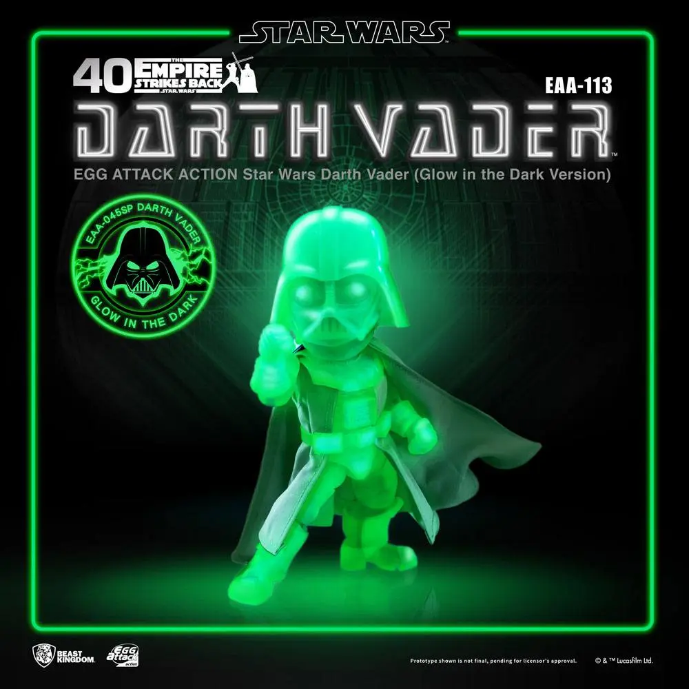 Star Wars Egg Attack Darth Vader Glow In The Dark Ver. akciófigura 16 cm termékfotó