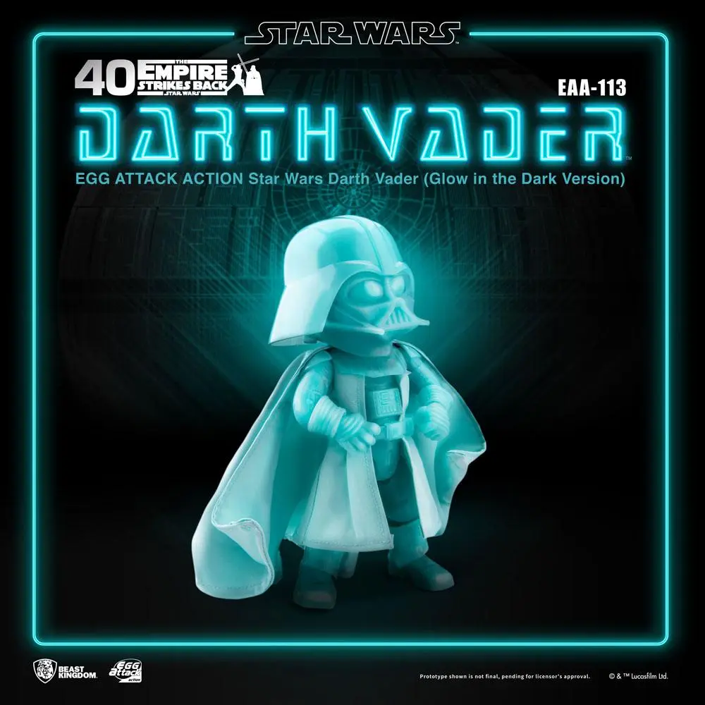 Star Wars Egg Attack Darth Vader Glow In The Dark Ver. akciófigura 16 cm termékfotó