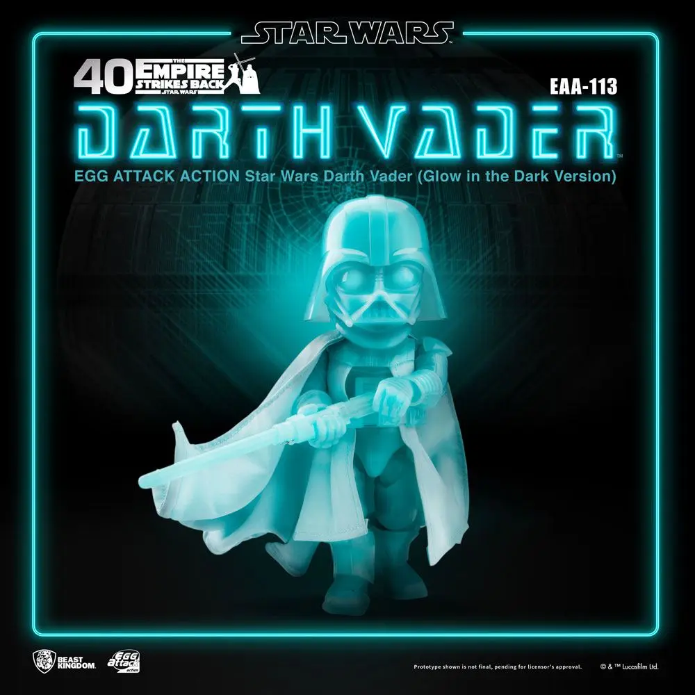 Star Wars Egg Attack Darth Vader Glow In The Dark Ver. akciófigura 16 cm termékfotó