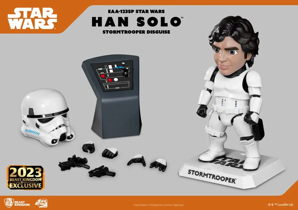 Star Wars Egg Attack Han Solo (Stormtrooper Disguise) szobor figura 17 cm termékfotó