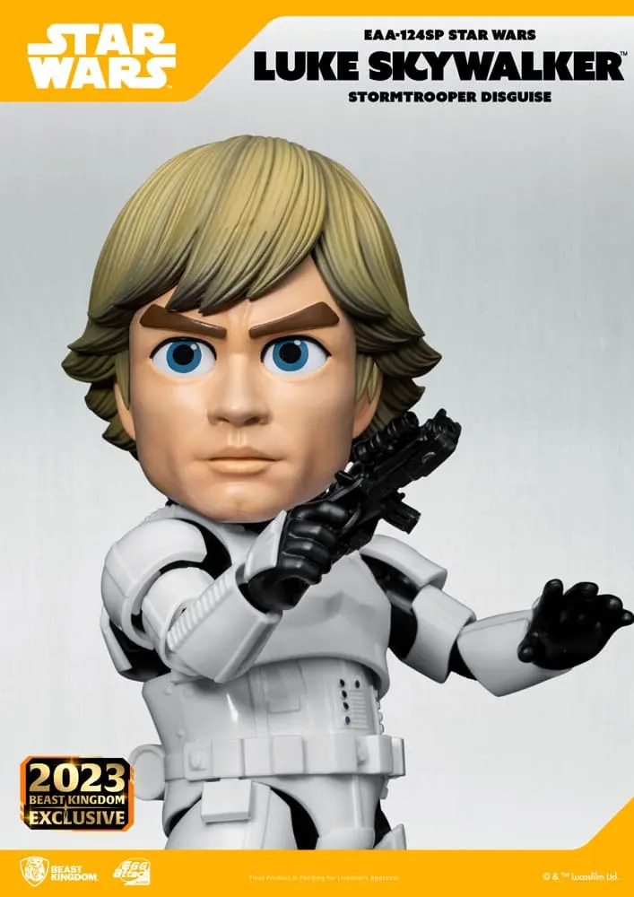 Star Wars Egg Attack Luke Skywalker (Stormtrooper Disguise) szobor figura 17 cm termékfotó