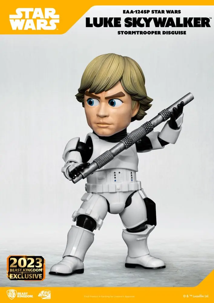 Star Wars Egg Attack Luke Skywalker (Stormtrooper Disguise) szobor figura 17 cm termékfotó