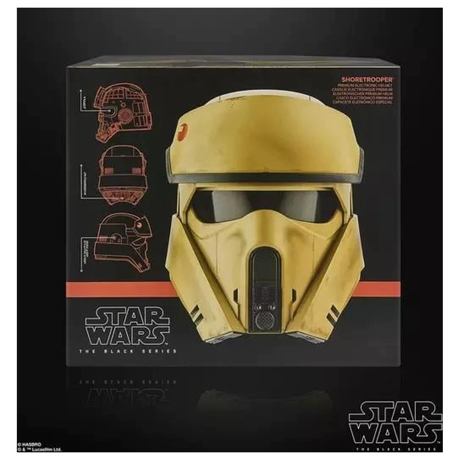 Star Wars elektromos sisak Shoretrooper Black Series termékfotó