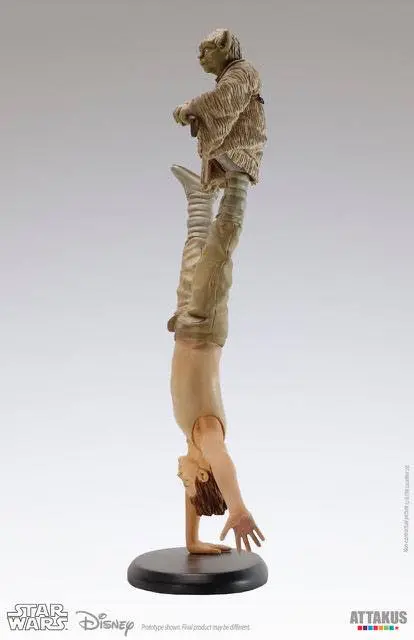 Star Wars Elite Collection Yoda &amp; Luke Skywalker Dagobah Training szobor figura 26 cm termékfotó