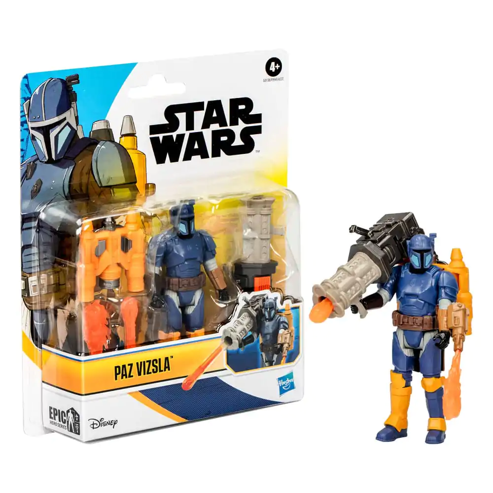Star Wars Epic Hero Series Paz Vizsla akciófigura 10 cm termékfotó
