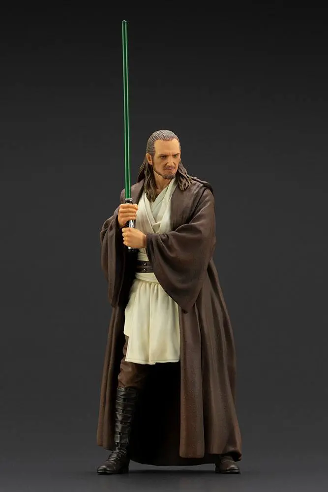 Star Wars Episode I ARTFX+ 1/10 Qui-Gon Jinn szobor figura 19 cm termékfotó