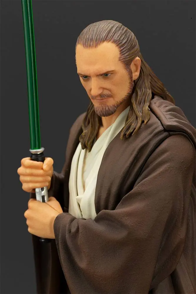 Star Wars Episode I ARTFX+ 1/10 Qui-Gon Jinn szobor figura 19 cm termékfotó