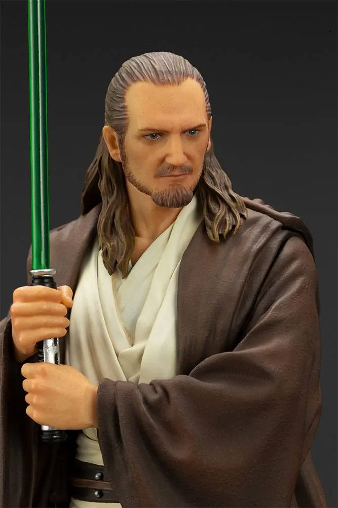 Star Wars Episode I ARTFX+ 1/10 Qui-Gon Jinn szobor figura 19 cm termékfotó