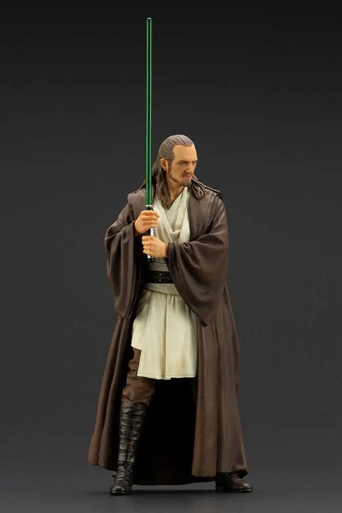 Star Wars Episode I ARTFX+ 1/10 Qui-Gon Jinn szobor figura 19 cm termékfotó