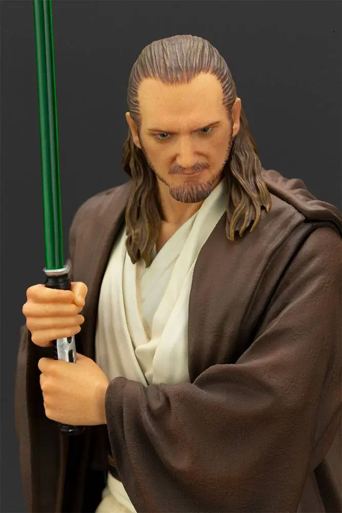 Star Wars Episode I ARTFX+ 1/10 Qui-Gon Jinn szobor figura 19 cm termékfotó