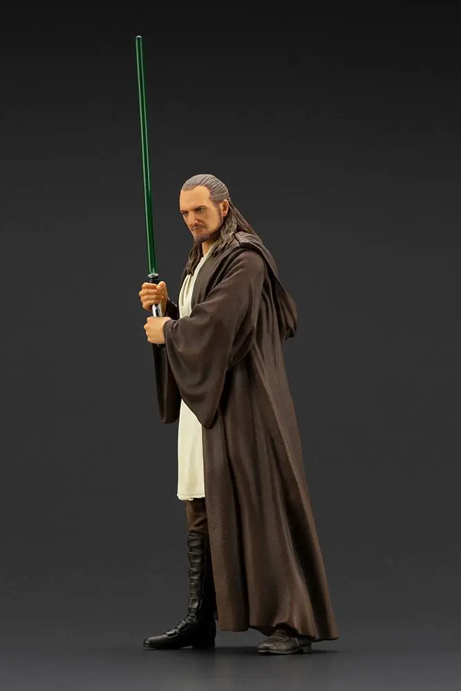 Star Wars Episode I ARTFX+ 1/10 Qui-Gon Jinn szobor figura 19 cm termékfotó