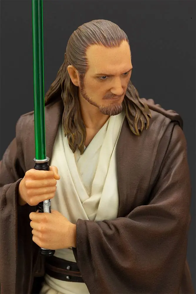 Star Wars Episode I ARTFX+ 1/10 Qui-Gon Jinn szobor figura 19 cm termékfotó
