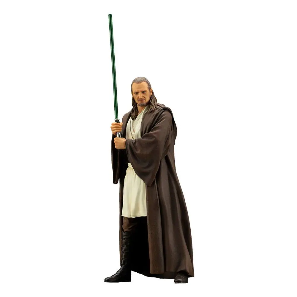 Star Wars Episode I ARTFX+ 1/10 Qui-Gon Jinn szobor figura 19 cm termékfotó