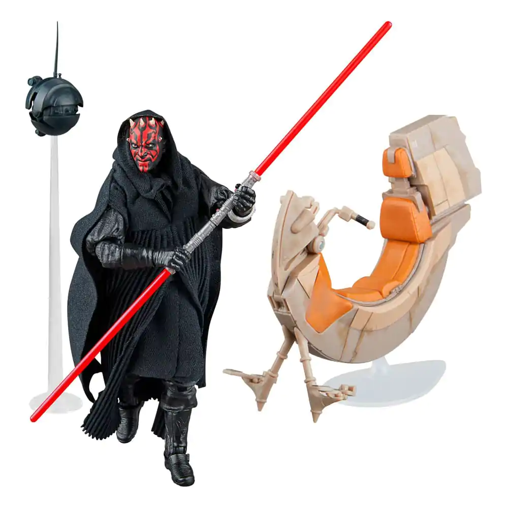 Star Wars Episode I Black Series jármű akciófigurával Darth Maul & Sith Speeder SDCC 2024 termékfotó