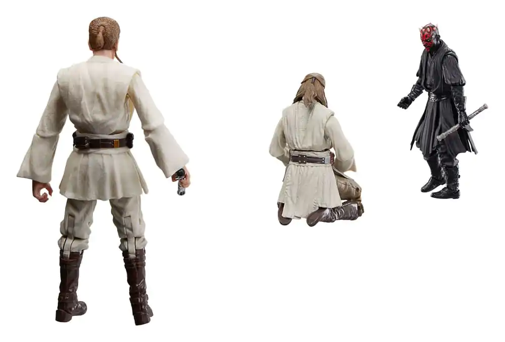 Star Wars Episode I Black Series Qui-Gon Jinn, Darth Maul, Obi-Wan Kenobi 3 db-os akciófigura csomag 15 cm termékfotó