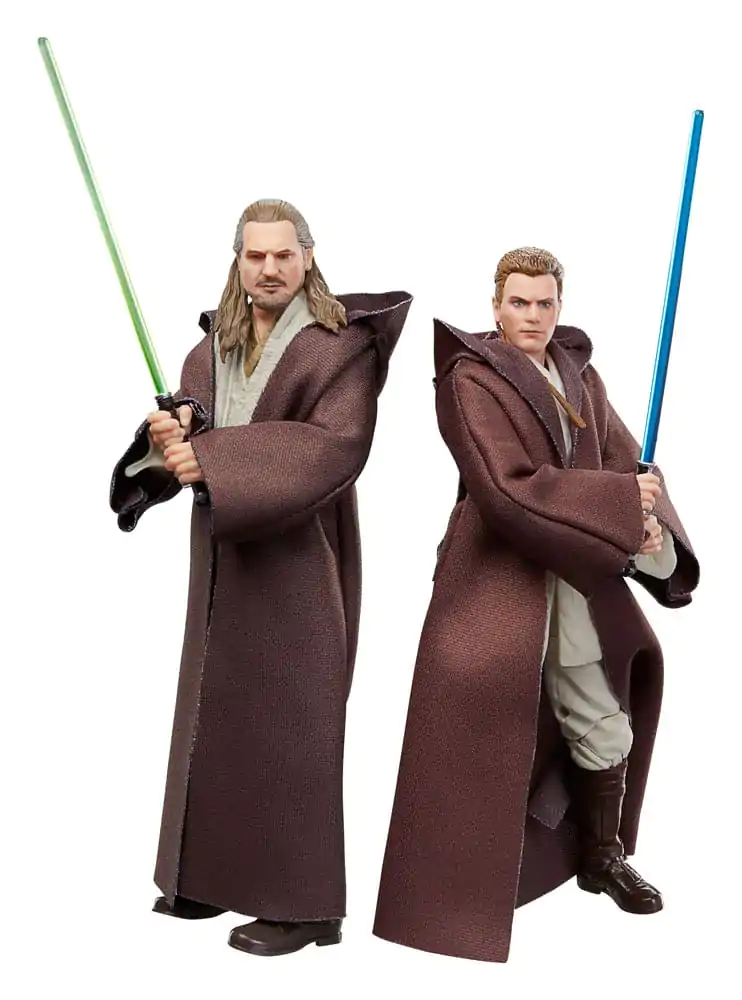 Star Wars Episode I Black Series Qui-Gon Jinn, Darth Maul, Obi-Wan Kenobi 3 db-os akciófigura csomag 15 cm termékfotó