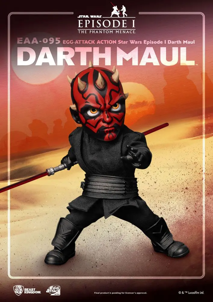 Star Wars Episode I Egg Attack Darth Maul akciófigura 16 cm termékfotó