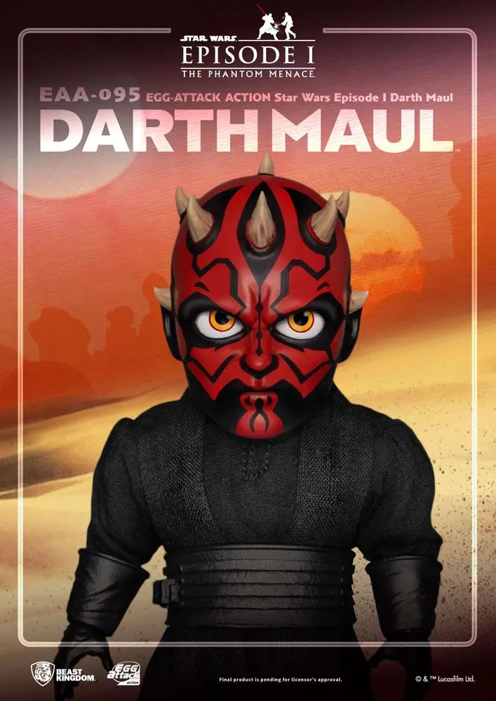 Star Wars Episode I Egg Attack Darth Maul akciófigura 16 cm termékfotó