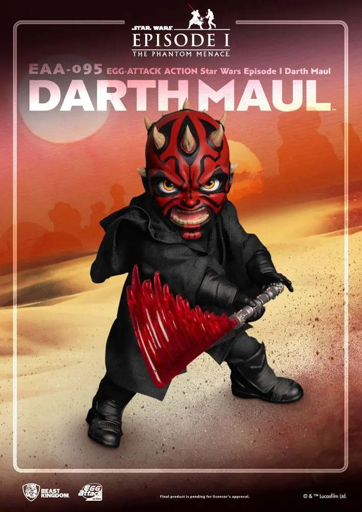 Star Wars Episode I Egg Attack Darth Maul akciófigura 16 cm termékfotó