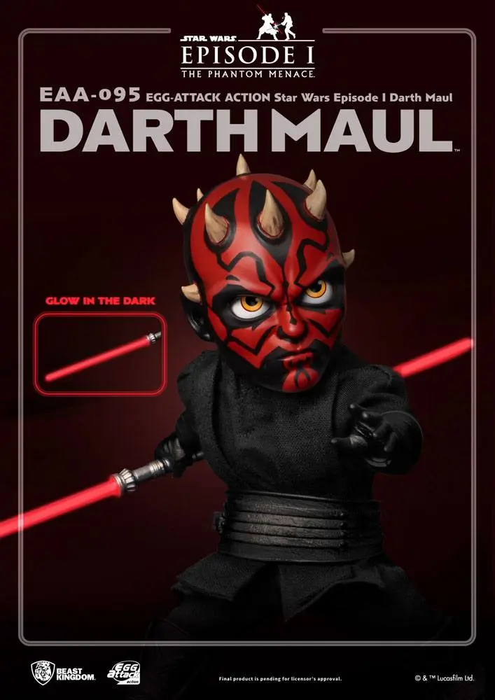 Star Wars Episode I Egg Attack Darth Maul akciófigura 16 cm termékfotó