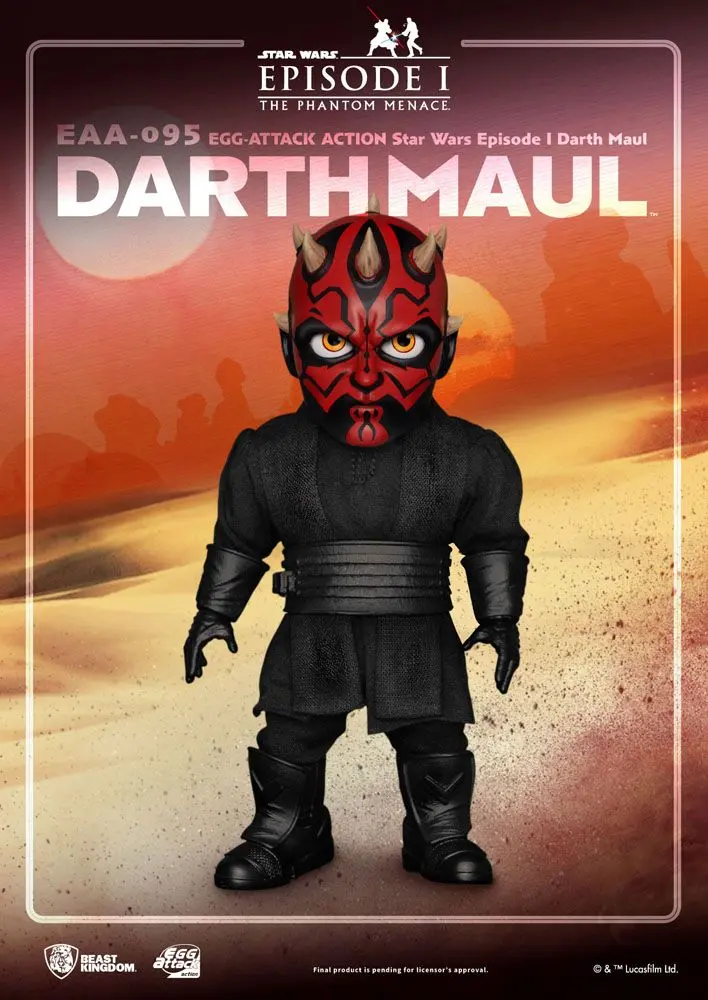 Star Wars Episode I Egg Attack Darth Maul akciófigura 16 cm termékfotó