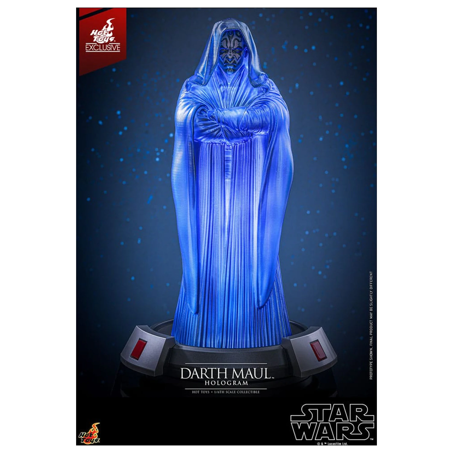 Star Wars Episode I figura 1/6 Darth Maul Hologram Hot Toys Exkluzív 30 cm termékfotó