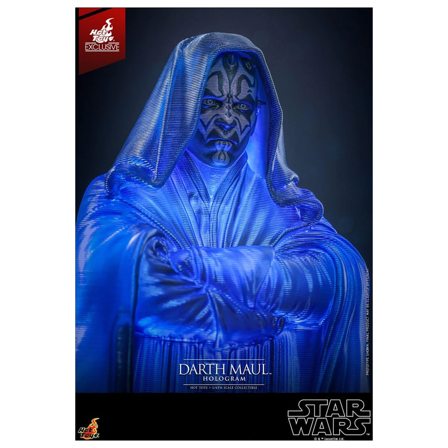 Star Wars Episode I figura 1/6 Darth Maul Hologram Hot Toys Exkluzív 30 cm termékfotó