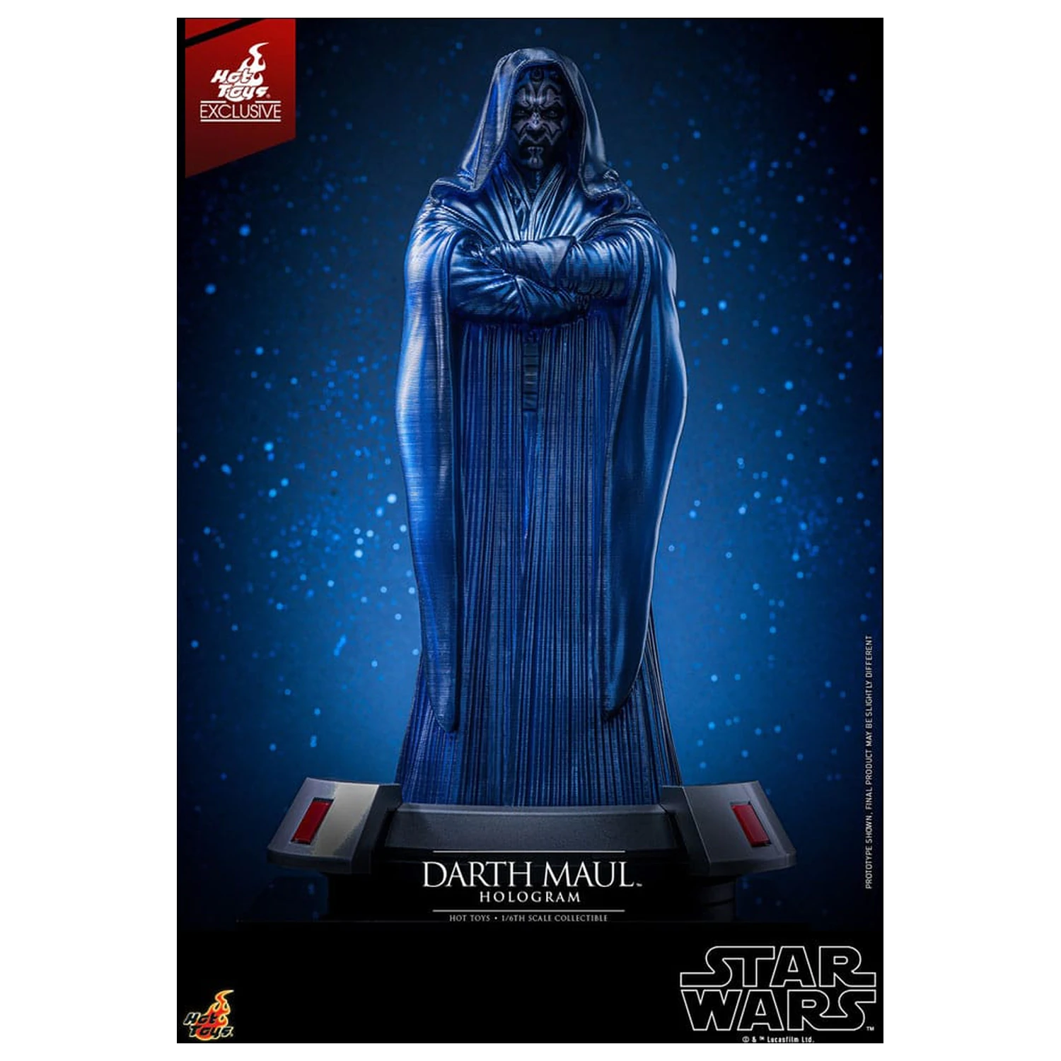 Star Wars Episode I figura 1/6 Darth Maul Hologram Hot Toys Exkluzív 30 cm termékfotó