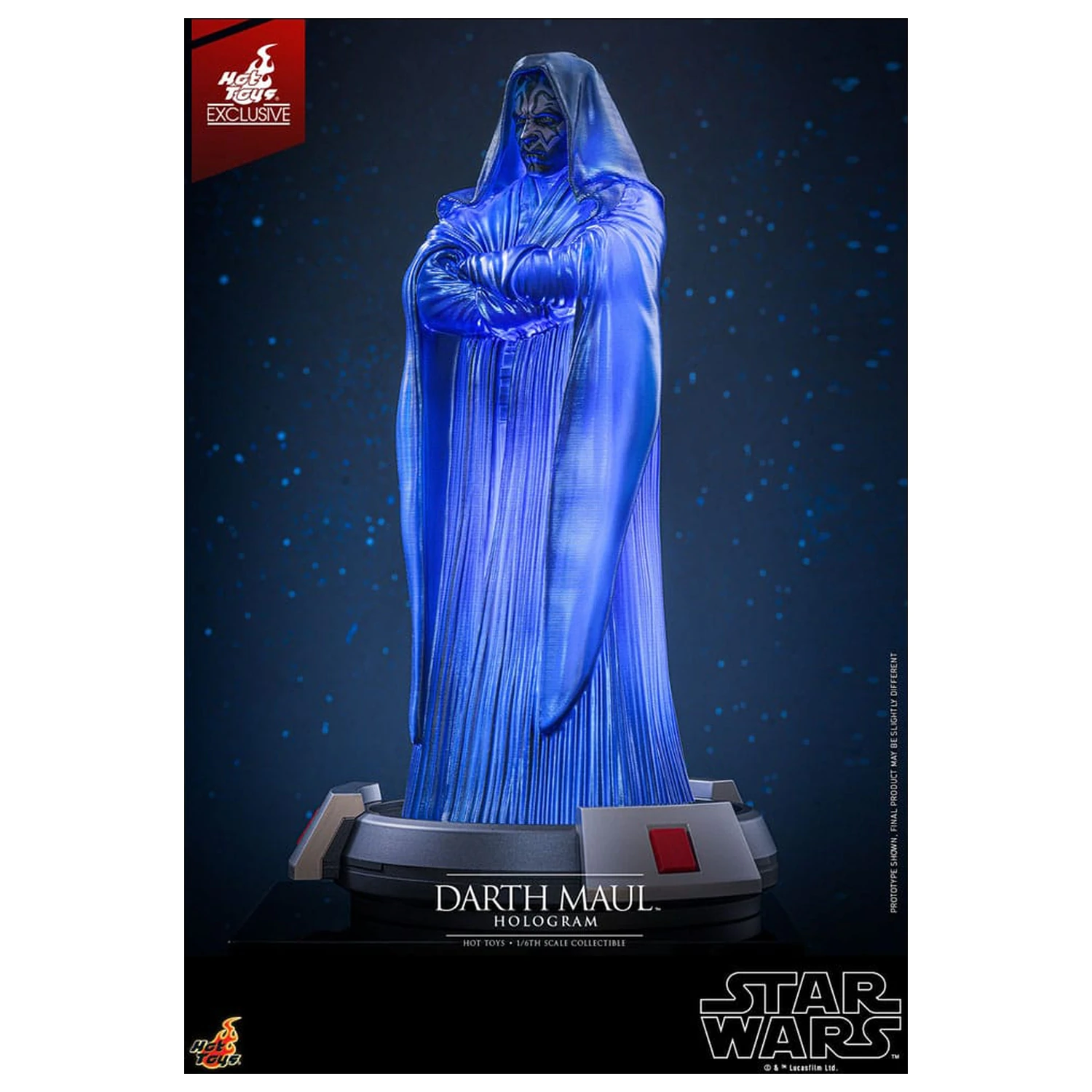 Star Wars Episode I figura 1/6 Darth Maul Hologram Hot Toys Exkluzív 30 cm termékfotó