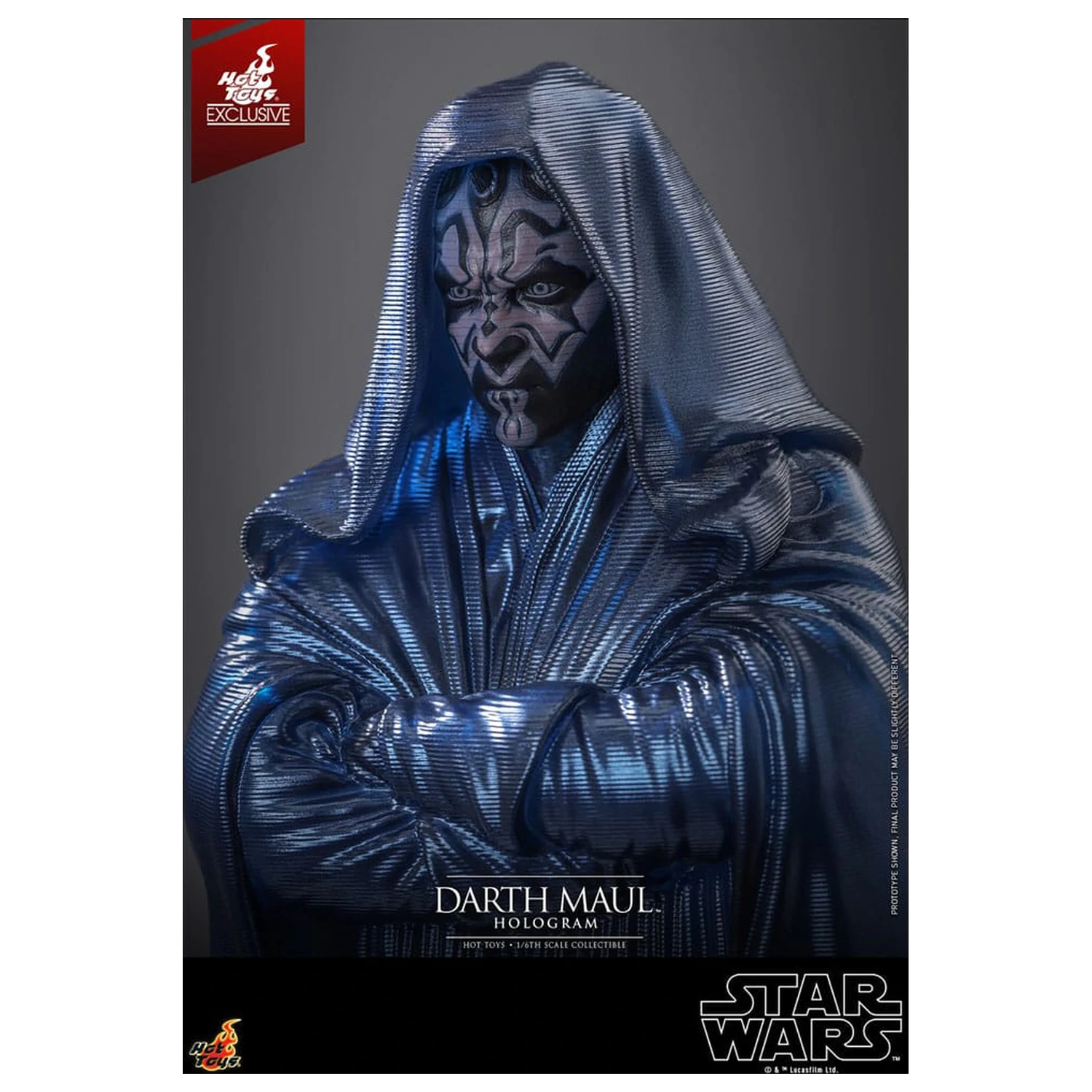 Star Wars Episode I figura 1/6 Darth Maul Hologram Hot Toys Exkluzív 30 cm termékfotó