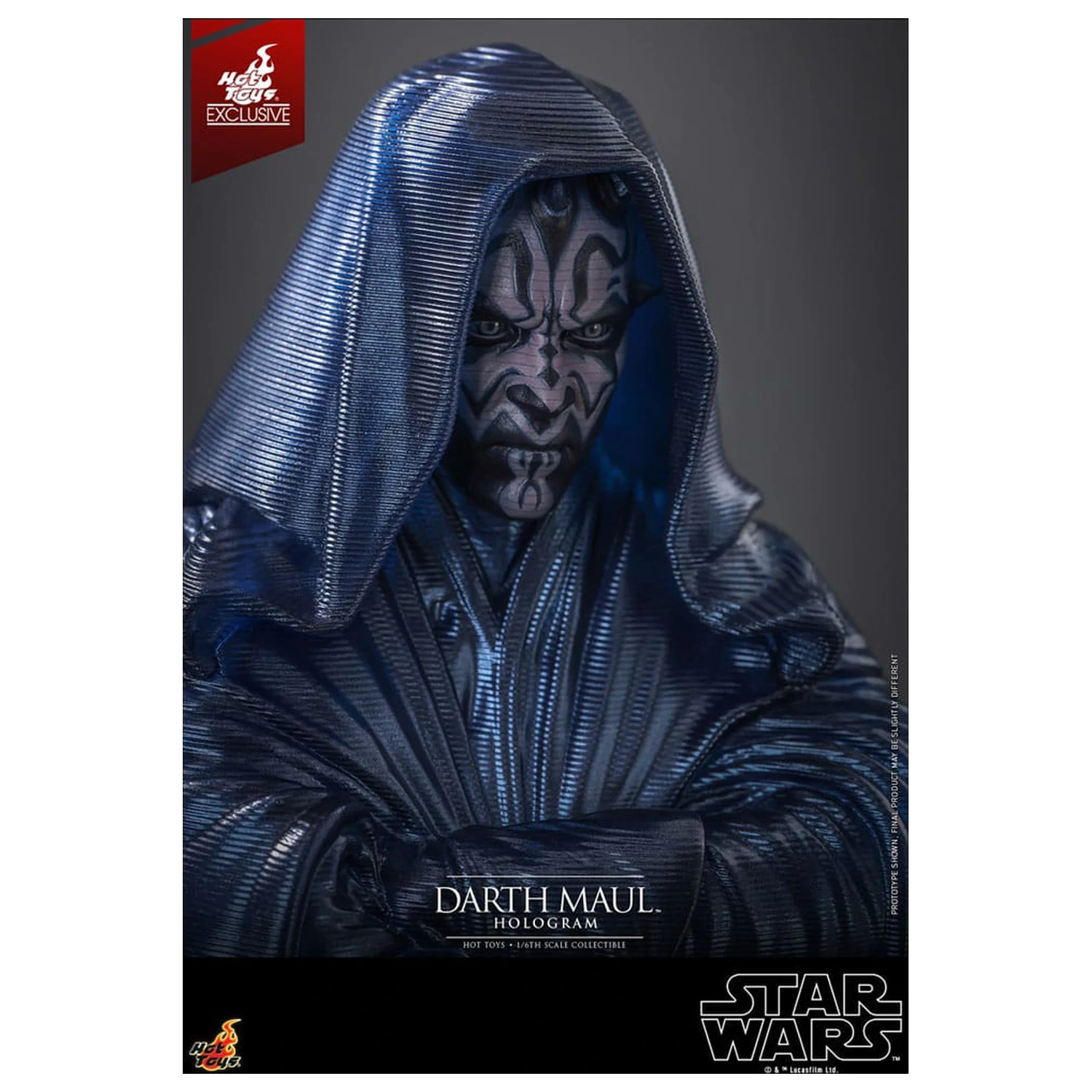 Star Wars Episode I figura 1/6 Darth Maul Hologram Hot Toys Exkluzív 30 cm termékfotó