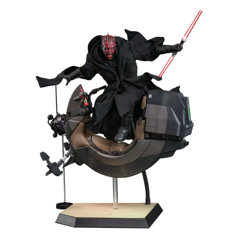 Star Wars Episode I Movie Masterpiece 1/6 Darth Maul with Sith Speeder akciófigura 29 cm termékfotó